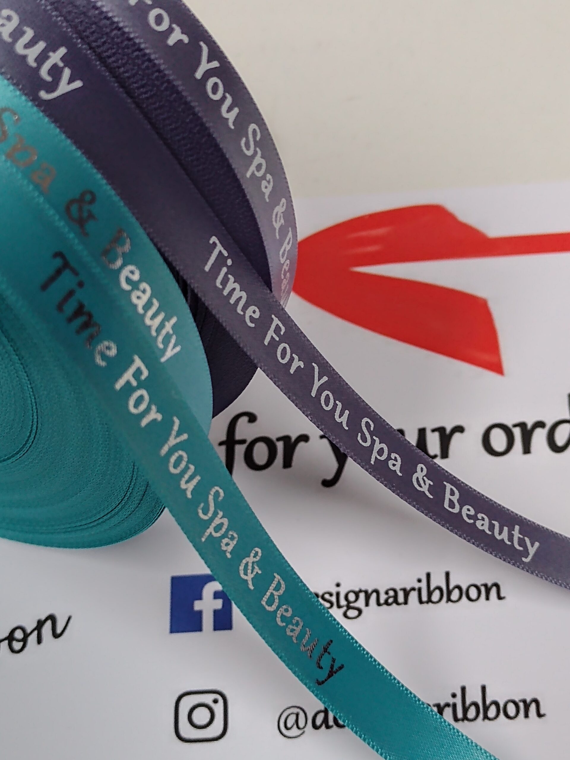 Personalised printed ribbon