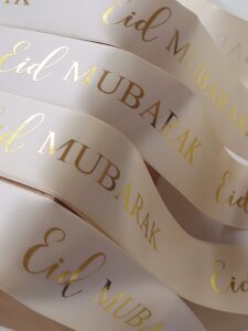 Eid Mubarak ribbon